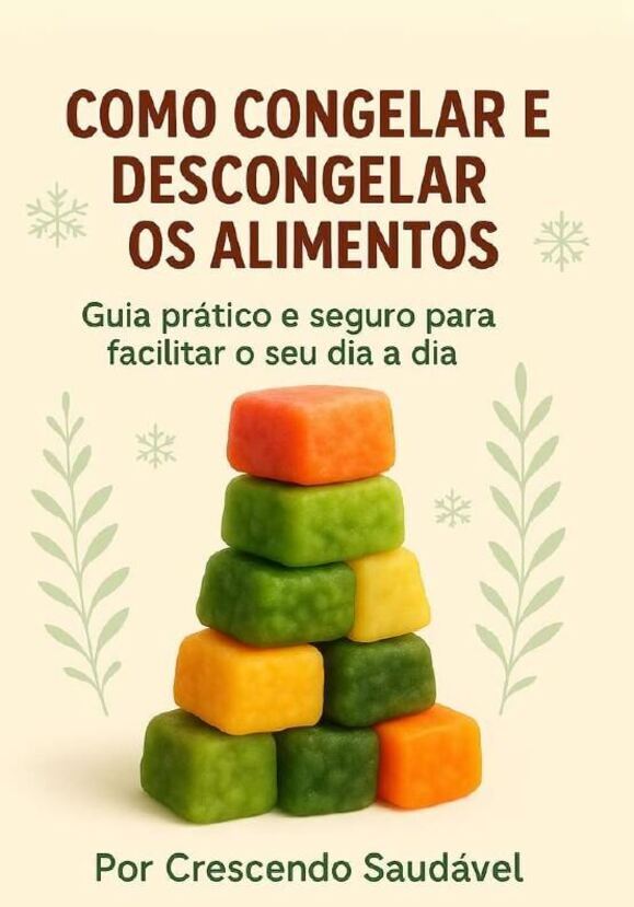 Guia de como congelar e descongelar alimentos para introdução alimentar